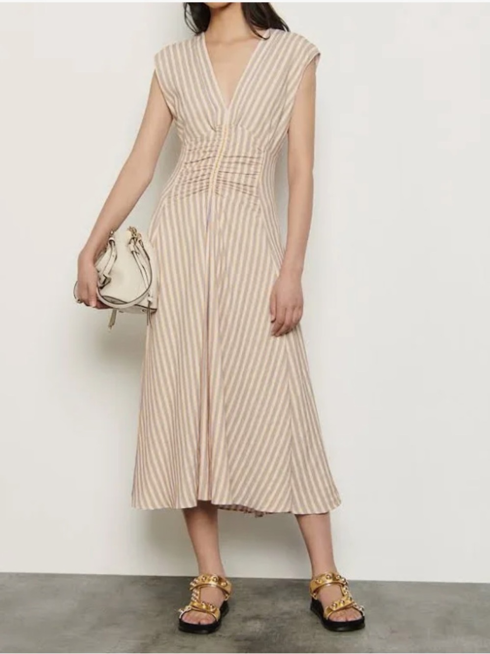 Sandro anym striped dress